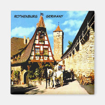 ROTHENBURG  GERMANY REFRIGERATOR MAGNET