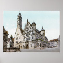 Rothenburg's Rathaus Posters