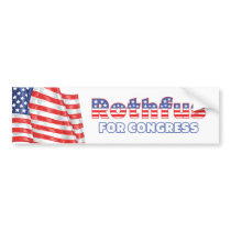 Rothfus for Congress Patriotic American Flag Bumper Stickers