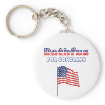 Rothfus for Congress Patriotic American Flag Key Chain