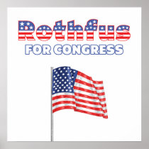 Rothfus for Congress Patriotic American Flag Print