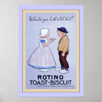 Rotino Toast-Biscuit ~ Vintage Dutch Print