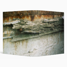 rotted rusted binder