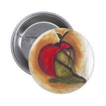 Rotten Apple Pinback Button