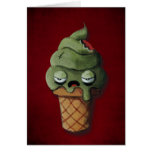 Rotten Zombie Ice Cream Card