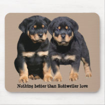 Rottweiler Buddies Mousepad mousepads