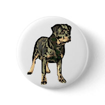 Rottweiler Button