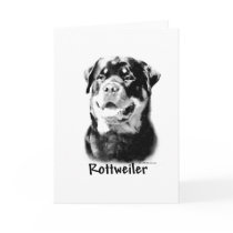 Rottweiler Charcoal Cards
