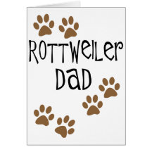 Rottweiler Dad Card