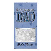 Rottweiler DAD Photo Card Template