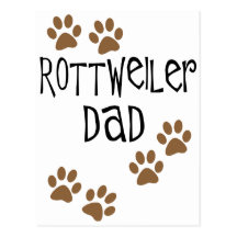 Rottweiler Dad Postcards