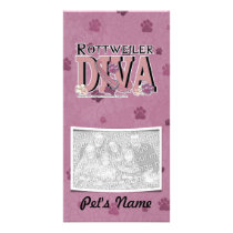 Rottweiler DIVA Photo Card Template