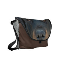 Rottweiler Dog Messenger Bag