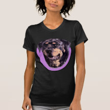 ROTTWEILER DOG PINK T SHIRT