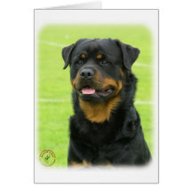 Rottweiler Greeting Card