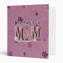 Rottweiler MOM Binder