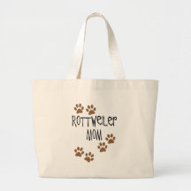 Rottweiler Mom Tote Bag