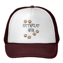 Rottweiler Mom Trucker Hats