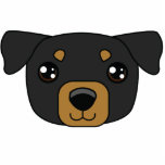 Rottweiler Photo Sculpture Keychain photo sculptures