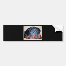 Rottweiler Puppy Portrait Bumper Sticker