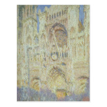 Rouen Cathedral at Sunset, 1894 postcards