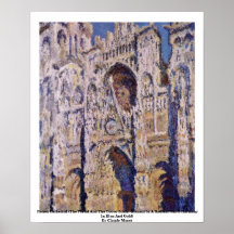 Rouen Cathedral By Claude Monet Print