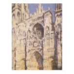 Rouen Cathedral, Full Sunlight by Claude Monet Post Cards