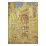 Rouen Cathedral, Sunset by Claude Monet, Christmas Cards