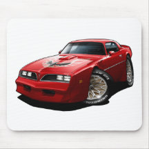 Rouge 1977-78 du transport AM Tapis De Souris