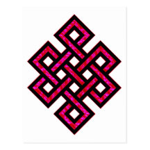 Rouge celtique du noeud 10 cartes postales