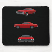 Rouge Chevelle 1968 solides solubles : Tapis De Souris