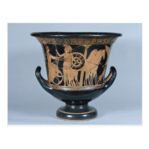 Rouge-chiffre krater de grenier de kalyx cartes postales