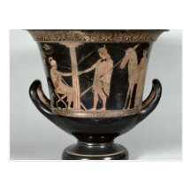 Rouge-chiffre krater de grenier de kalyx cartes postales