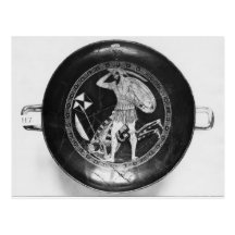 Rouge-chiffre tasse de grenier carte postale