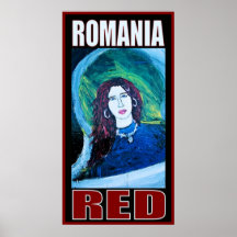 ROUGE DE LA ROUMANIE POSTERS