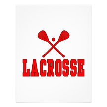 Rouge de lacrosse faire-parts