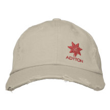 Rouge de pantalon en twill d'ADYTON.EU Casquettes Brodées
