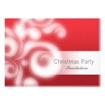 Rouge d'invitation de partie avec le texte