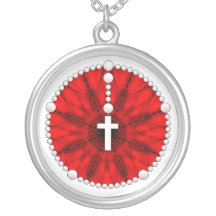 Rouge rêveur de receveur de chapelet colliers personnalisés