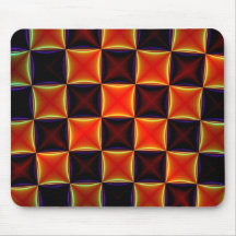 Rougeoyer orange tapis de souris