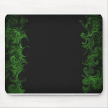 rougeoyer vert tapis de souris