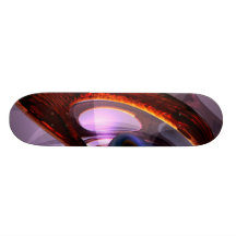Rough Around the Edges Abstract Skateboard