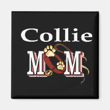 Rough Collie Mom Gifts Fridge Magnets