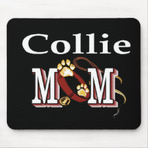 Rough Collie Mom Gifts Mouse Pads