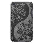 Rough Dark Stone Yin Yang Geckos Barely There iPod Case