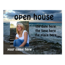rough waters open house postcard