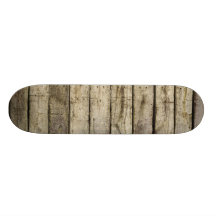 Rough Wooden Planks Skate Board