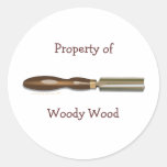 Roughing Gouge Woodturning Customized Stickers