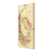 Roulement du nord toile tendue sur châssis