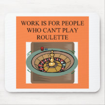 ROULETTE player casino gambler Mouse Pad
